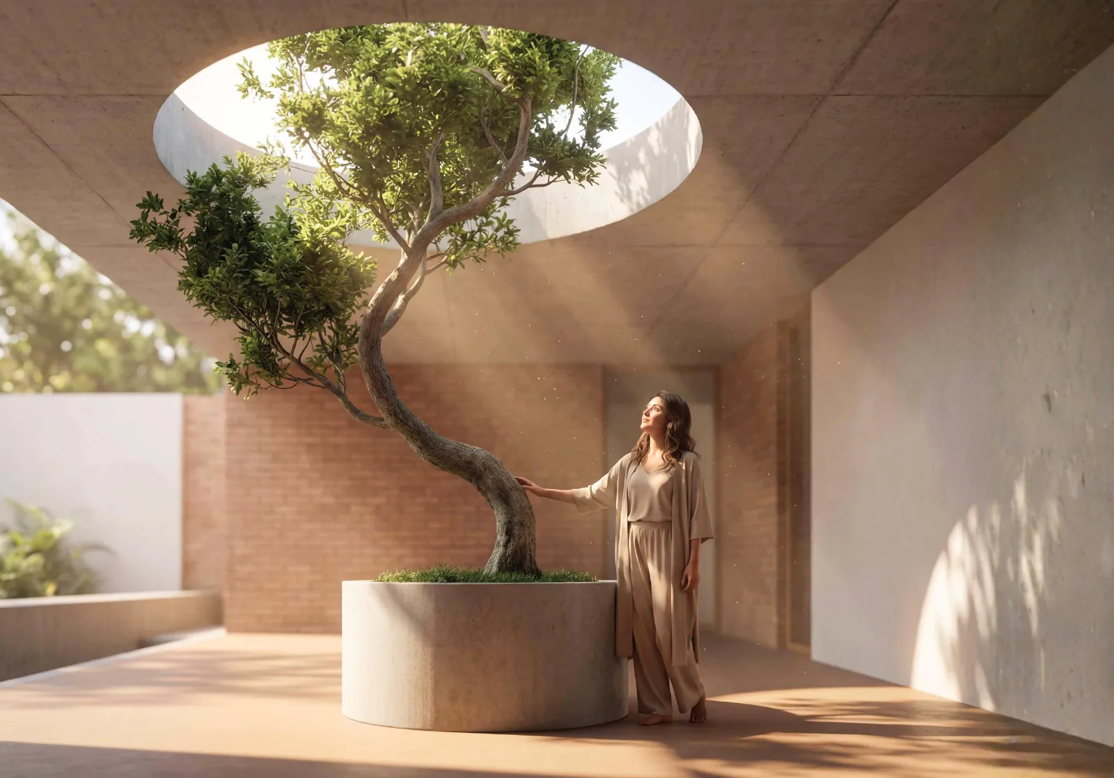 Sky Oculus terrace architectural feature